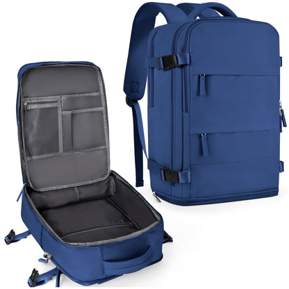 coowoz Travel Backpack Carry On for Women Man Gym Backpacks with Laptop Compartment Mochila de Viaje Teacher Personal Item Backpack Airplane Accessories Must Haves Grey Small