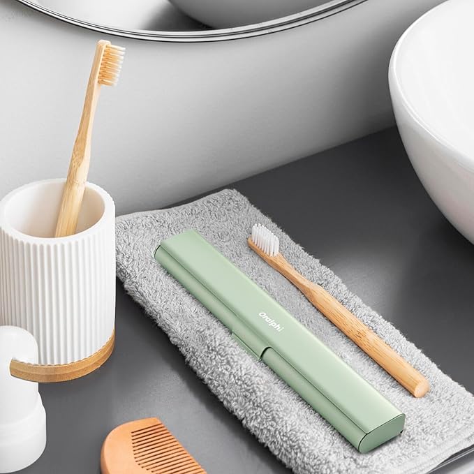 Aluminum Toothbrush Travel Case, Portable Travel Toothbrush Holder, Durable