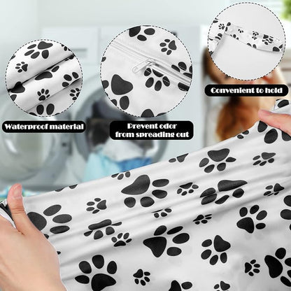 Shappy 2 Pcs Large Travel Laundry Bag Washable Waterproof Wet Dry Large Dirty