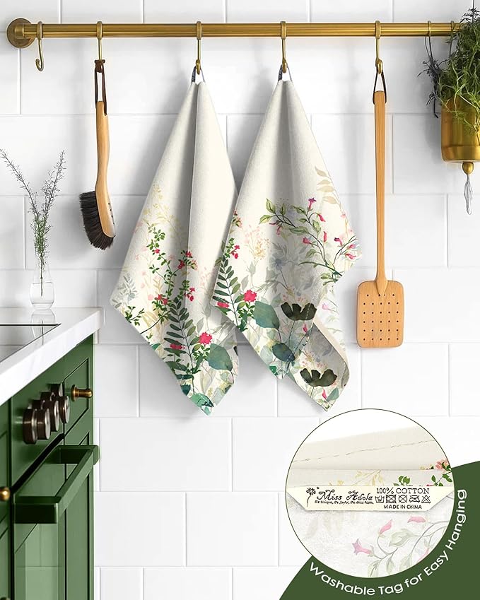 Flour Sack Kitchen Towels Set of 2-18x26 Cotton Dish Towels
