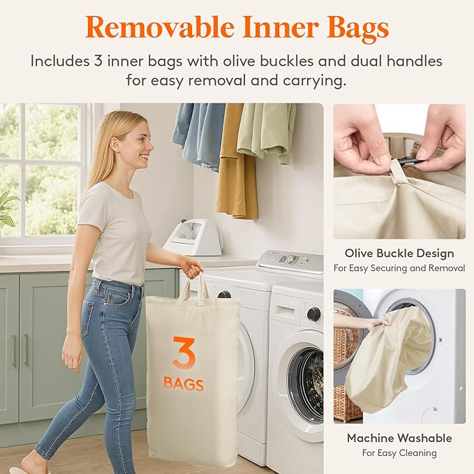 Lifewit 165L Large Laundry Basket