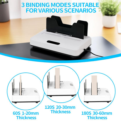 Thermal Binding Machine, Digital Touch Panel with 10 Thermal Binding Covers, No Preheat Time, 500 Sheet Capacity – Electric Book Binder for A4/A5/Letter Size Documents, Office, School & Home Project
