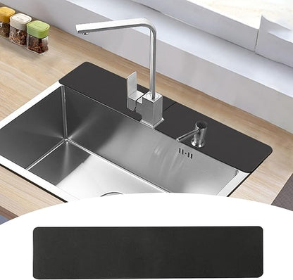 Customizable Faucet Mat for Kitchen Sink: 29"L x 5.5"W Quick Drying Kitchen