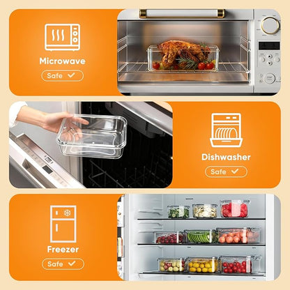 52 Pcs Food Storage Containers