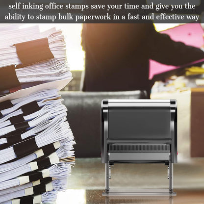 Bertiveny Self Inking Approved and Denied Stamps Set Office Self Inking Approved Denied by Stamp with Date for Business Supplies Approve Stamp Denied Stamps with Date and Signature