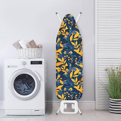 Forest Leaves Ironing Board Cover, Modern Plant Leaf Grade Standard Size