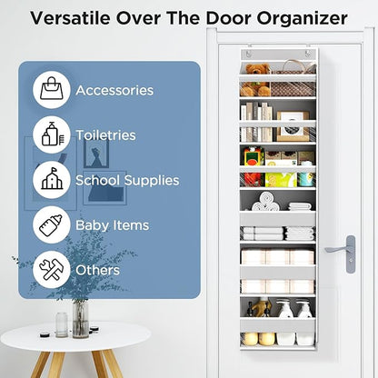 Over The Door Organizer, 6 Shelf Door Hanging Organizers