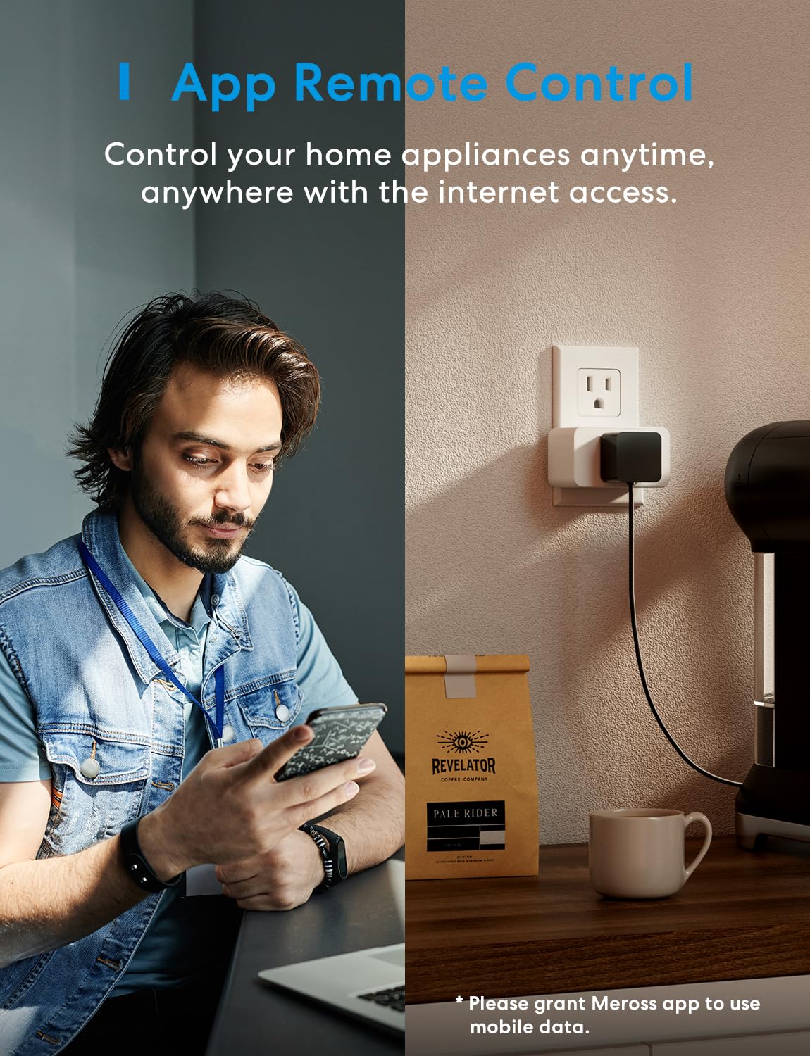 meross Matter Smart Plug, Energy Monitoring, Standby Killer, FFS Setup, 15A/1800W, 100% Privacy Wi-Fi Outlet Support Apple HomeKit, Alexa, Google Home with Schedule Timer, App & Voice Control (4 Pack)