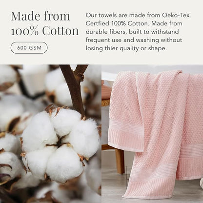 NY Loft 100% Cotton 2 Pack Bath Sheet Towel Set | Extra Large Oversize Bath