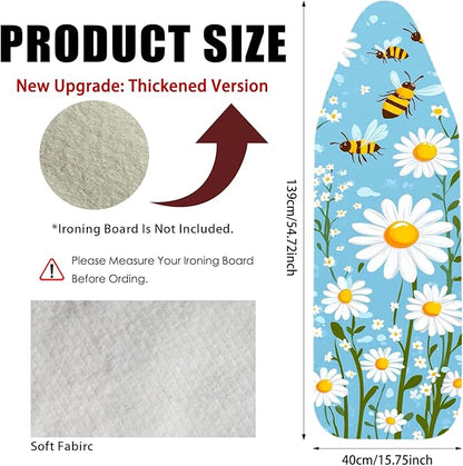 Nuxovilar Ironing Board Cover Needle Cotton 15x54 Inches | Ironing Board Cover