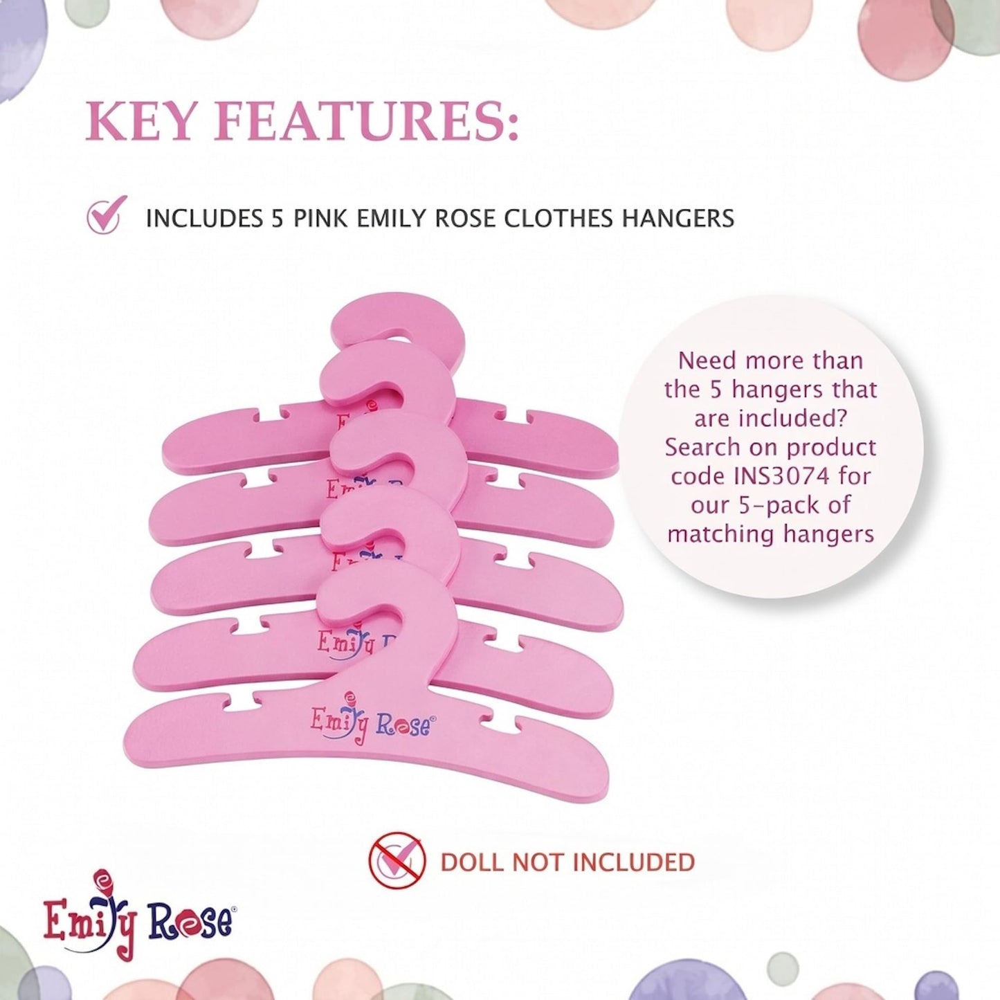 Emily Rose 18" Doll Open Wardrobe Closet - Butterfly Collection Storage Closet with 5 Hangers & 2 Large Fabric Bins | American Girl Compatible | USA Brand