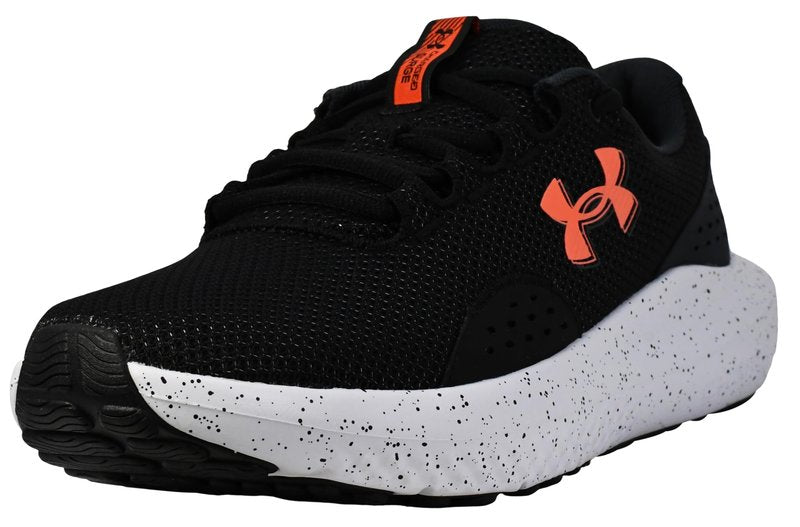 Under Armour Men's Charged Surge 4, (004) Black/Anthracite/Ares Red, 10.5, US