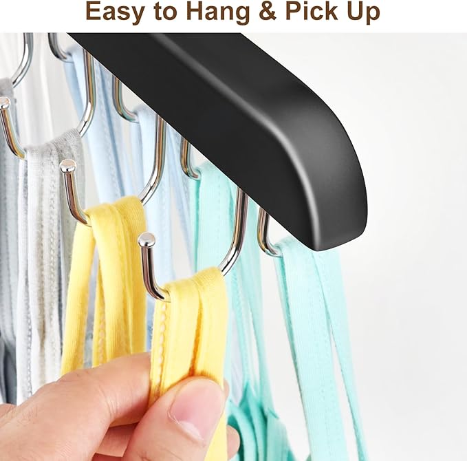 2 Pack Bra Hanger, Capacity Foldable Tank Top Hanger