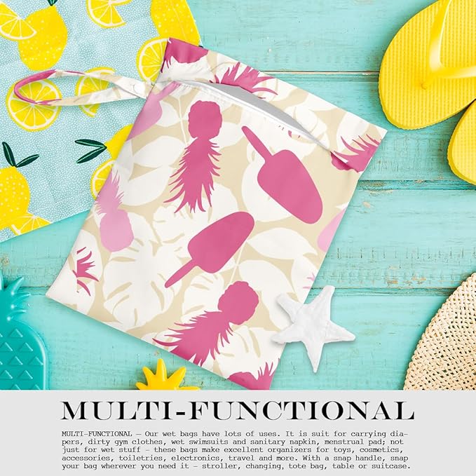 Wet Bag, Wet Dry Bag, Wet Bag for Swimsuit, Dirty Yoga Gym Clothes, Makeup Bag