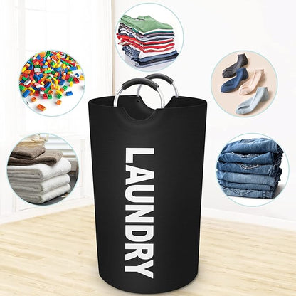 StorageRight 90L Large Laundry Basket, Laundry Hamper, Dirty Clothes Hamper