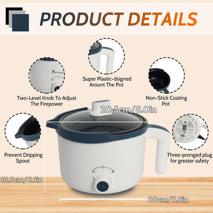 Wax Melting Pot for Candle Making, Candle Making Kit with 90*Wicks, 100*Wick Stickers, 45*Centering Device, 1*Stirring Spoon, Electric Wax Melter with Pouring Spout