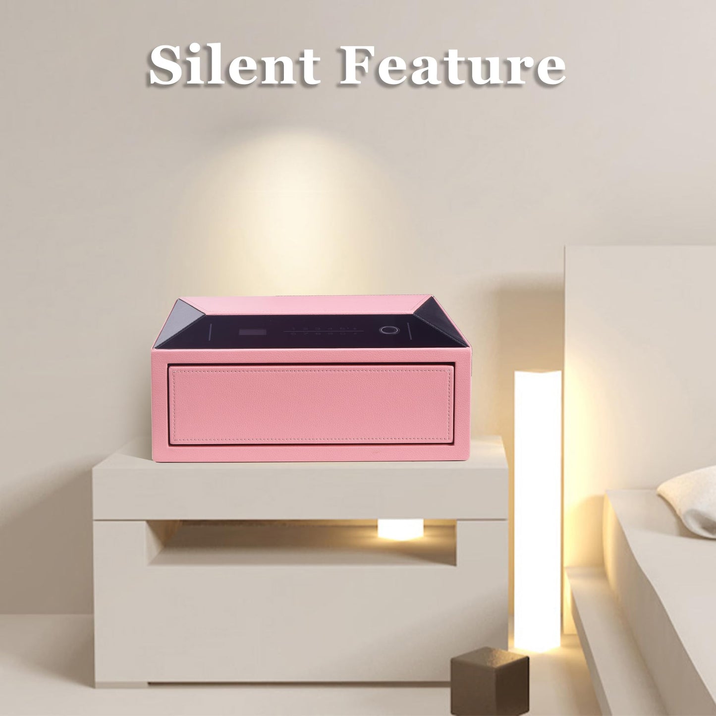 XPEDITION Biometric Fingerprint Jewelry Safe for Home Quick-Access Fingerprint Lock & Digital Keypad for Home Security Slide-Away Drawer Safe