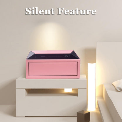 XPEDITION Biometric Fingerprint Jewelry Safe for Home Quick-Access Fingerprint Lock & Digital Keypad for Home Security Slide-Away Drawer Safe