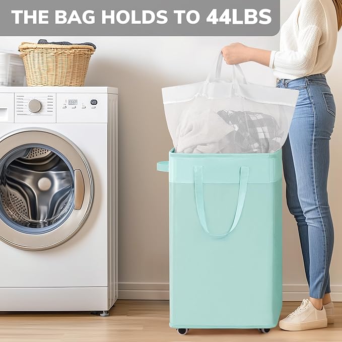 Goodpick Rolling Laundry Basket