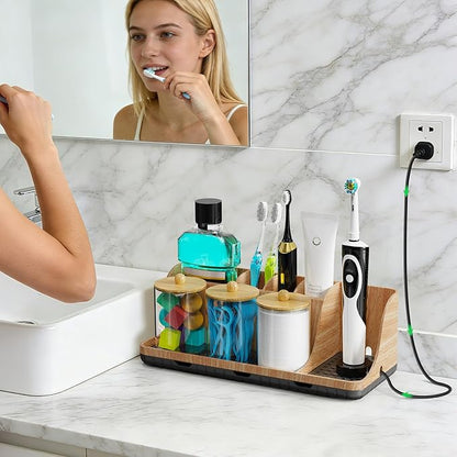 Bathroom Counter Organizer, Bathrooms Toothbrush Holder Set
