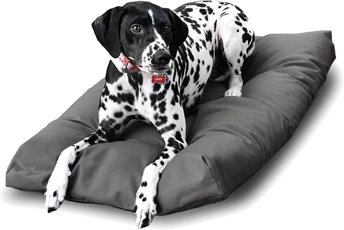 Naturepedic Organic Large Pet Bed - Super Plush Dog & Cat Beds - Ultra Supportive Dog Bed Mat - Ideal Pet Bed with No Polyurethane Foam - 35" x 22" x 4"