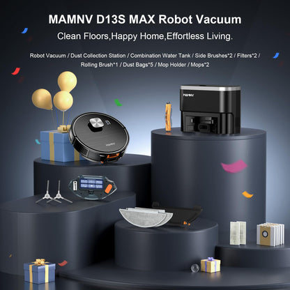 Robot Vacuum and Mop Combo, 2 in 1 Robotic Vacuum Cleaner with Schedule, App/Alexa/Voice Control, Slim 2.87", Self-Charging, 2300 Pa Suction & Long Runtime, Ideal for Hard Floor, Pet Hair, Carpet
