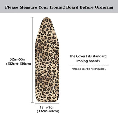 Cute Leopard Print Ironing Board Cover Stylish