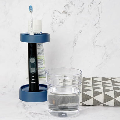 Toothbrush Holder for Bathroom, Height Adjustable Toothbrush Holder Stand