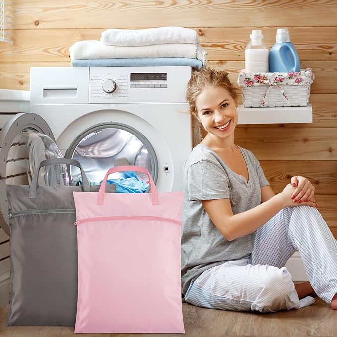 2 Pcs Travel Laundry Bags Waterproof
