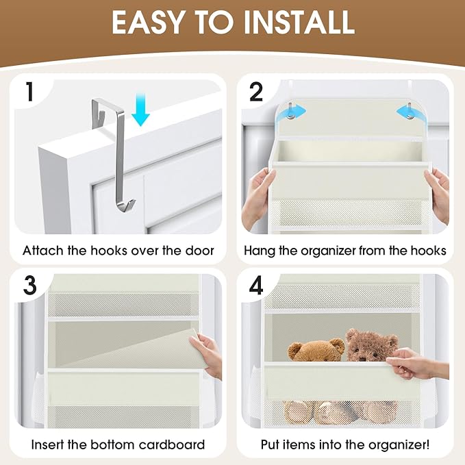 6-Tier Over The Door Organizer, Hanging Storage Organizer