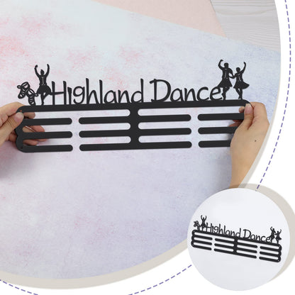 SUPERDANT Dance Medal Hanger Highland Dance Sports Medal Holder for 60+ Hanging Medal Rack Awards Sports Ribbon Holder Display Wall Hanging Athlete Gift