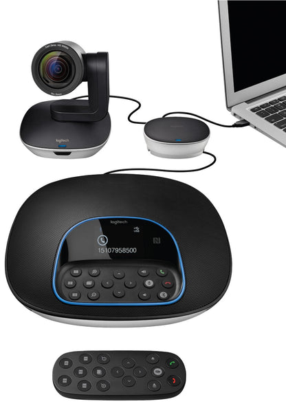 Logitech Group HD Video and Audio Conferencing System for Big Meeting Rooms