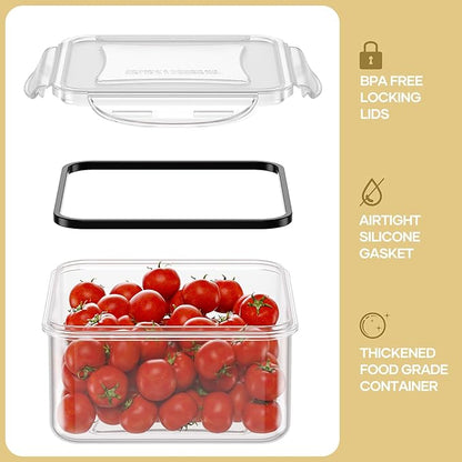 50-Piece Food Storage Containers