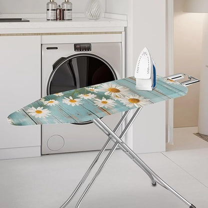 Daisy Ironing Board Covers 15x54 Inch 3D Wood Print Ironing Board Pad