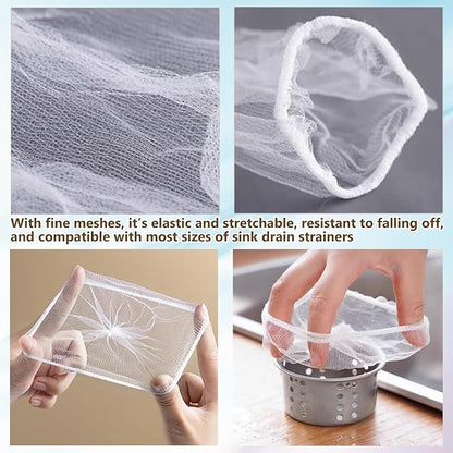 300 Sink Strainer Net Bags for Sink Drain Strainer