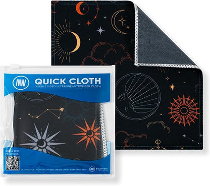 Quick Cloth Microfiber Glasses Cleaning Cloths – 8x8, 1 Pack