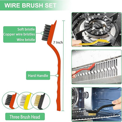 Crevice Cleaning Brush, Hard Bristle Grout Scrub Brushes Tool, Straw Cleaner