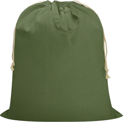 Canvas Laundry Bag 40"W x 35"H, Thick Canvas Laundry Bag
