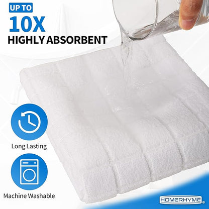 HOMERHYME Hand Towels for Bathroom, 24 Pack 25''*15'' Microfiber Bath Hand