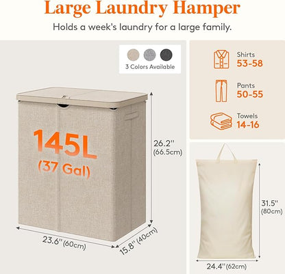 Lifewit 145L Large Laundry Basket