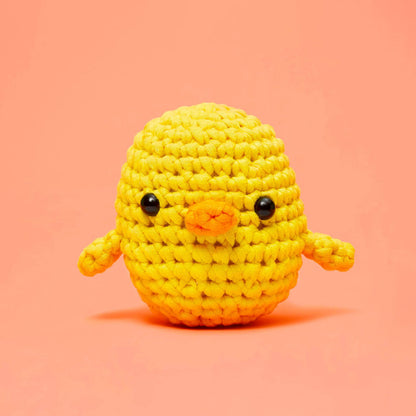 The Woobles Crochet Kit for Beginners - Easy Arts and Crafts Knitting & Crochet Animals Kit As Seen On Shark Tank - Kiki The Chick
