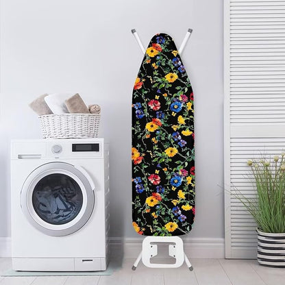 Floral Ironing Board Cover and Pad, Smooth Iron Board Cover, Stain Resistant