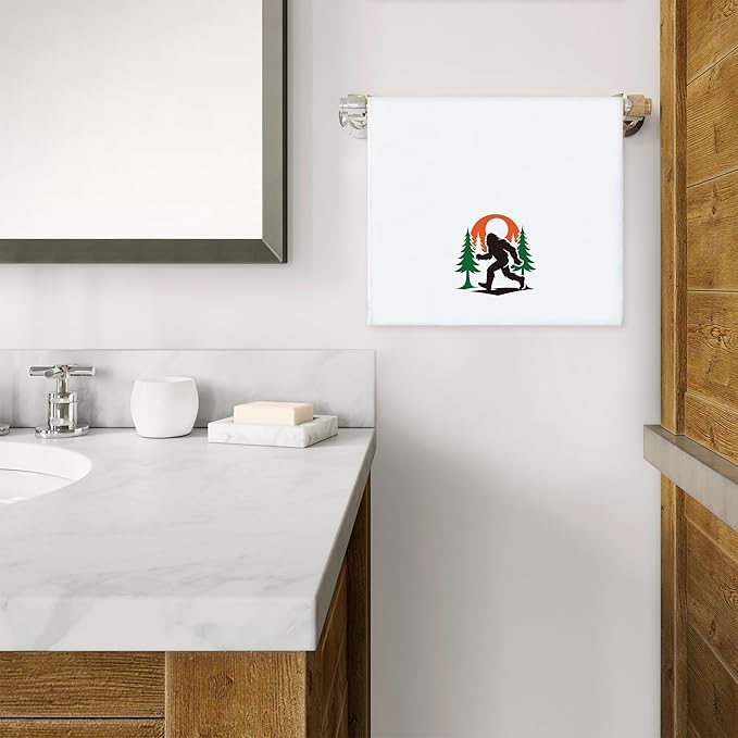 GROBRO7 Funny Gorillas Hand Towel