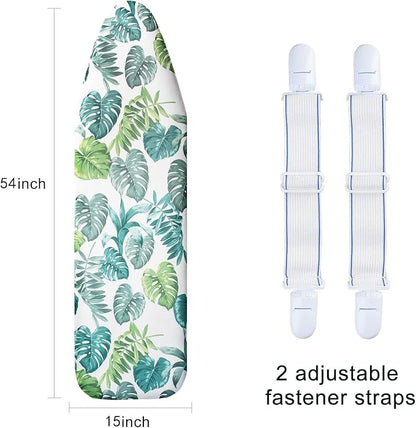 Ironing Board Cover and Pad 15" x 54", 4 Layers Extra Thick Iron Board Cover