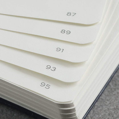 LEUCHTTURM1917 - Notebook Hardcover Master Classic A4+ - 235 Numbered Pages for Writing and Journaling (Navy, Squared)