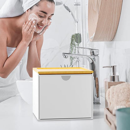 VITVITI Drawer Disposable Face Towel Holder Box, Acrylic Facial Towel Container