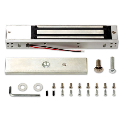 MENGQI-CONTROL Full Kits Biometric Fingerprint RFID Password Access Control Systems + 600lbs Force Electric EM Magnetic Lock +110V Power Supply+10 Cards and Key Fobs