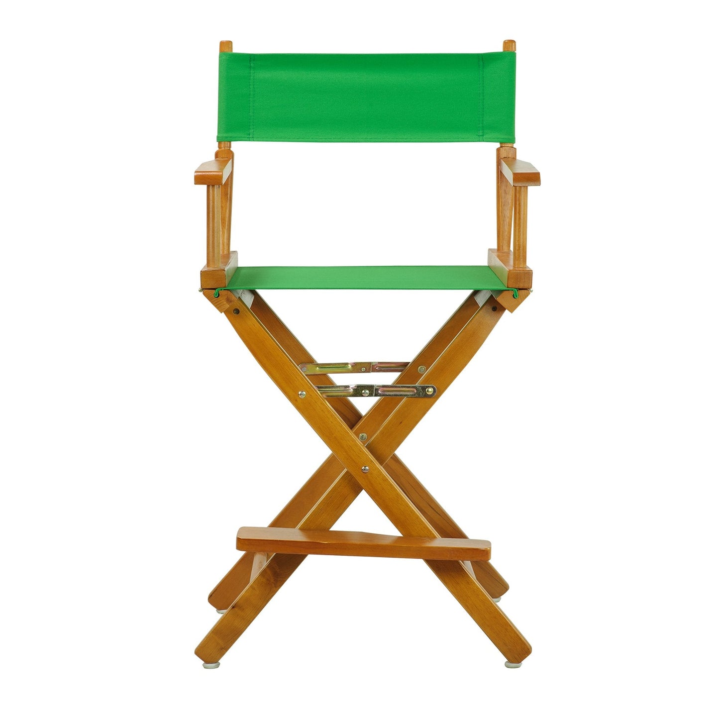 Casual Home Director's Chair ,Honey Oak Frame/Green Canvas,24" - Counter Height