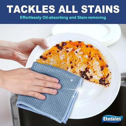 Microfiber Cleaning Cloth Waffle Weave