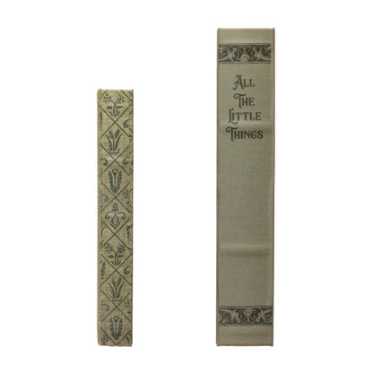MDF & Canvas Book Storage Boxes, Set of 2 All The Little Things
